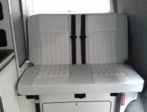 VW T4 seats recovered for Camper Magic Camper Conversion